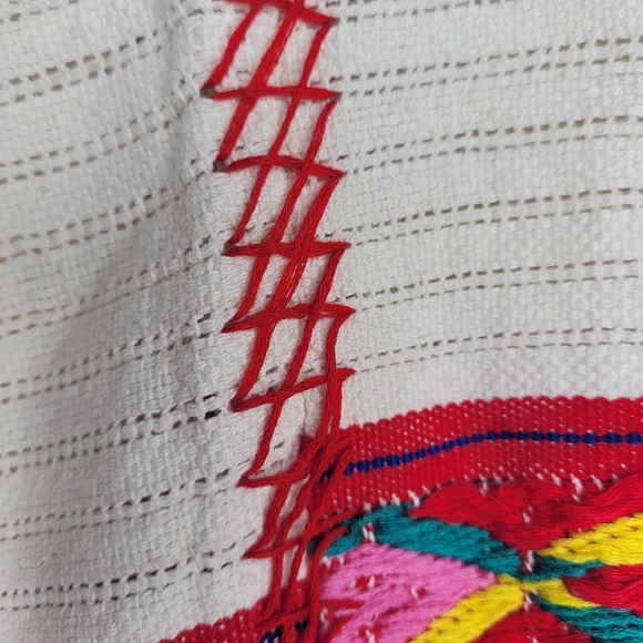 Vintage hand woven Guatemalan huipil dress - Picture 9 of 12